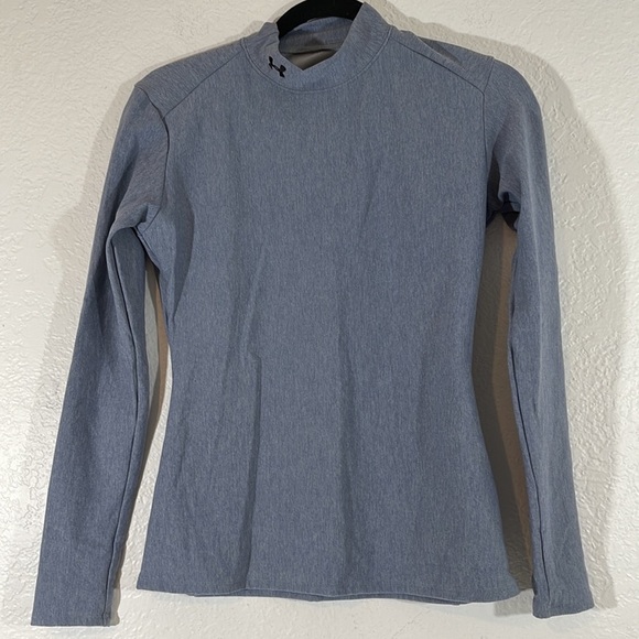 Under Armour Women's Active Warm Long Sleeves T-Shirt Size Large - Picture 3 of 8